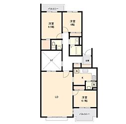 間取図画像 3LDK