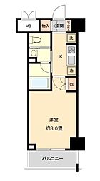 仙台市地下鉄東西線 国際センター駅 徒歩10分の賃貸マンション 2階1Kの間取り