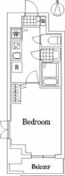 メゾン・ド・ヴィレ浅草橋 1Kの間取図画像