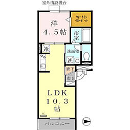 villeblanc 1LDKの間取図画像