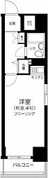 藤和シティコープ大森 ワンルームの間取図画像