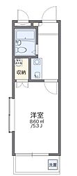 REVANCEHIGASHIURAWA 1Kの間取図画像