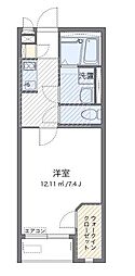 ミランダEARTH 1Kの間取図画像