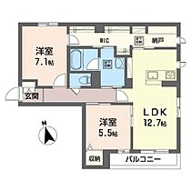 フェヴリエ 00103 ｜ 埼玉県加須市川口３丁目10-3（賃貸アパート2LDK・1階・68.25㎡） その2