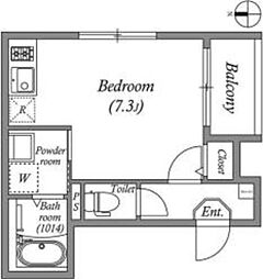 間取図画像 ワンルーム