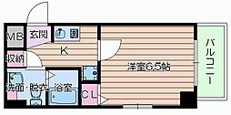 日本エスリード京橋3番館 1Kの間取図画像