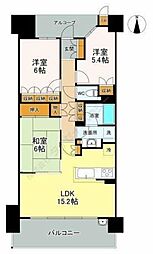 アズベリーヒルズ 3LDKの間取図画像