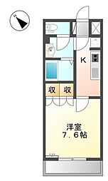 南海線 和歌山市駅 徒歩20分の賃貸アパート 1階1Kの間取り