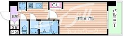 JR大阪環状線 桜ノ宮駅 徒歩7分の賃貸マンション 7階1Kの間取り