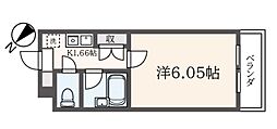 パレス向ヶ丘 1Kの間取図画像