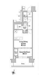 ドゥーエ西馬込 5階1LDKの間取り