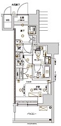 CRESTTAPP川崎2 ワンルームの間取図画像