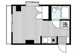ライオンズマンション上溝第2 ワンルームの間取図画像
