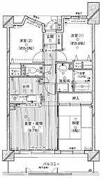 間取図画像 3LDK