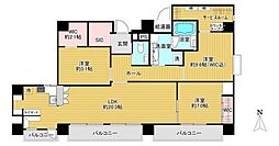 蒲田シティハウス 3SLDKの間取図画像
