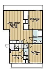 厚木国際飯山レジデンス 2階