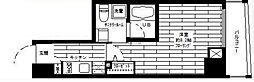 ステージファースト駒沢 1Kの間取図画像