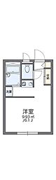 レオパレスアルファ 1Kの間取図画像