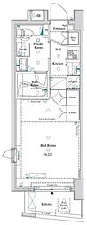 ARKMARK石川台 1Kの間取図画像