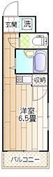 パークプラザ蕨 ワンルームの間取図画像