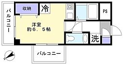 ラフィーヌ上池袋 ワンルームの間取図画像