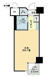 ニュー池袋ハイツ ワンルームの間取図画像