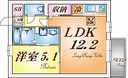 プランドール中道B棟 2階