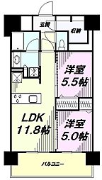 ラグゼナ八王子横山町 1SLDKの間取図画像