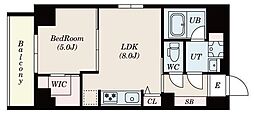 S-RESIDENCE押上epure 1LDKの間取図画像