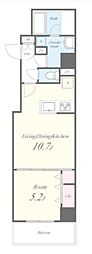 シャルム・Y・M 1LDKの間取図画像