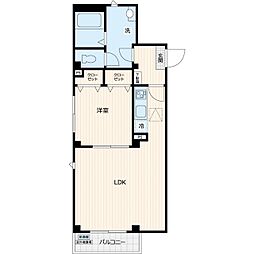 ルミエール池袋 1LDKの間取図画像