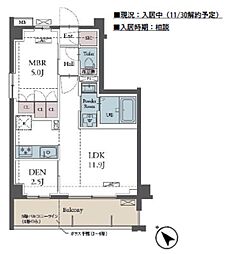 ラグゼナ和光 4階1LDKの間取り