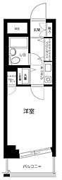 ザ・ステージ早稲田 1Kの間取図画像
