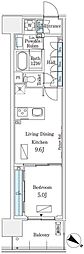 ロイヤルパークス有明 1LDKの間取図画像