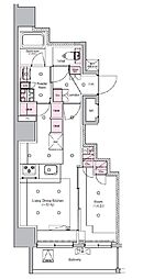 シーフォルム板橋3 6階1LDKの間取り