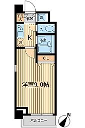 JC西馬込 1Kの間取図画像