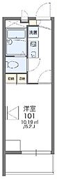 レオパレスプラテリーア1 1Kの間取図画像