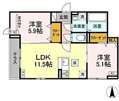 物件の間取り