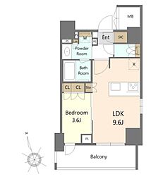 間取図画像 1LDK