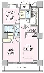 物件の間取り