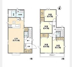 Kolet東村山#03 1階4LDKの間取り