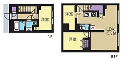 CREAL新高円寺 3LDKの間取図画像