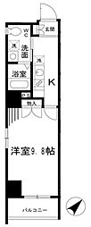 ヴィルダイワ 1Kの間取図画像