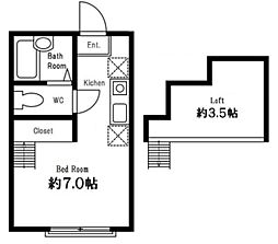 間取図画像 ワンルーム