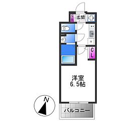 Osaka Metro中央線 緑橋駅 徒歩4分の賃貸マンション 8階1Kの間取り