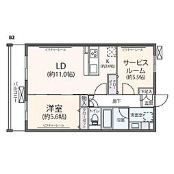 ピア新百合山手 2階