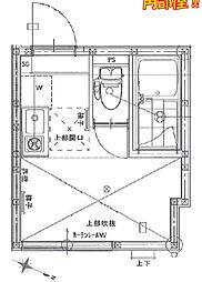 AZEST-RENT池袋2 ワンルームの間取図画像