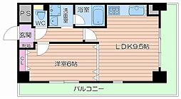 リーガル南船場 4階/-
