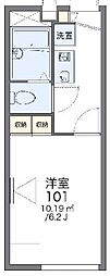 レオパレス165 1Kの間取図画像