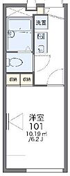 レオパレスメルベーユ 1Kの間取図画像